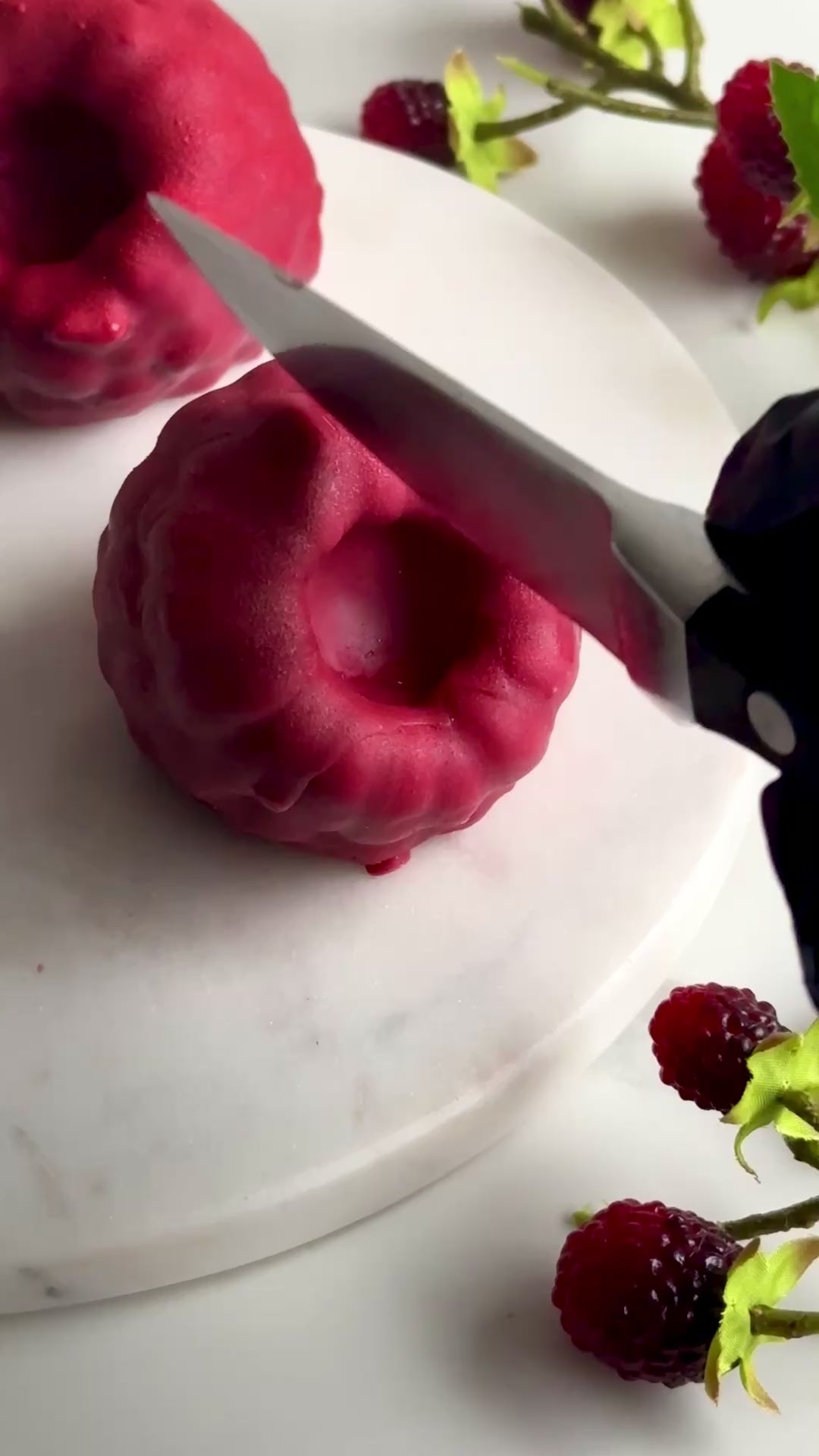 Viral fruktkake - bringebær