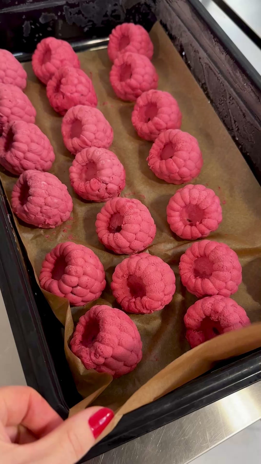 Viral fruktkake - bringebær