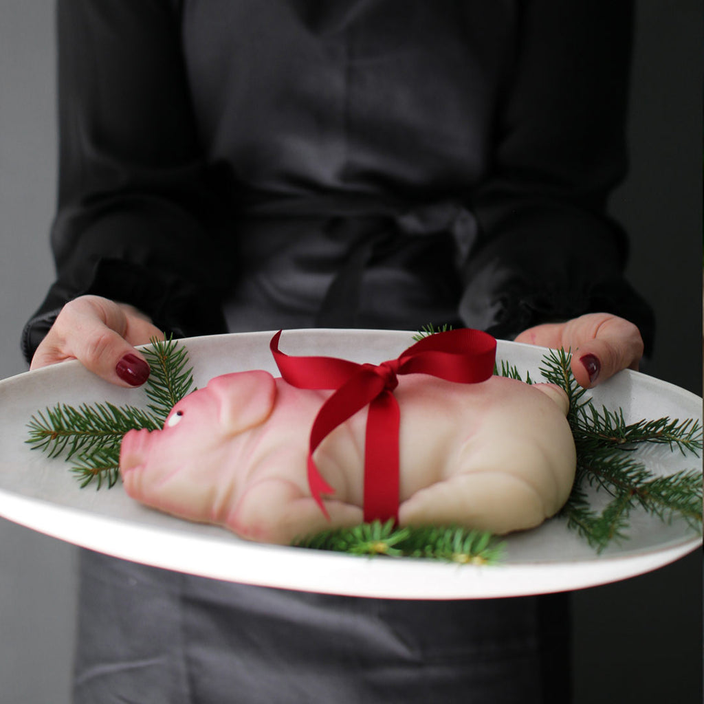 Marsipangris  marsipan grisemor gave julegave 1 kg stor marsipangris håndlaget marsipan mandelgave premie røtpremie julegris gaveeske marsipangave